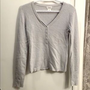 Blue cashmere sweater